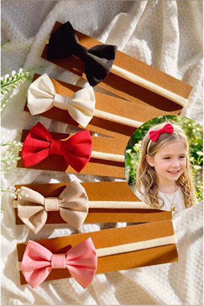 Bandana Sepetim Kız Çocuk Taç Seti & Kaymayan Saç Bandı 2/10 Yaş Kullanım