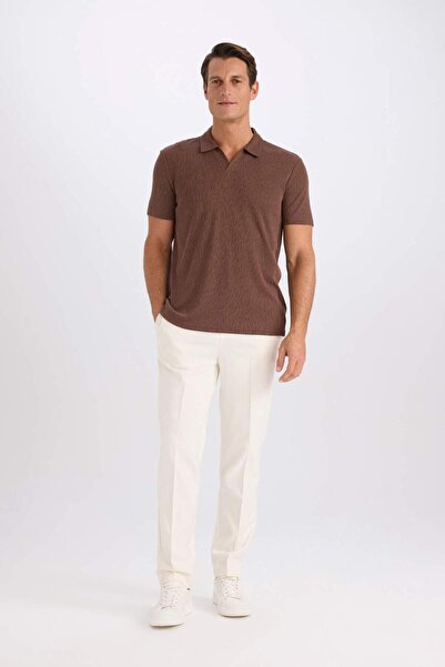 DeFacto Καλοκαιρινό υφασμάτινο παντελόνι Jogger με κορδόνια στη μέση Ελαστικό...