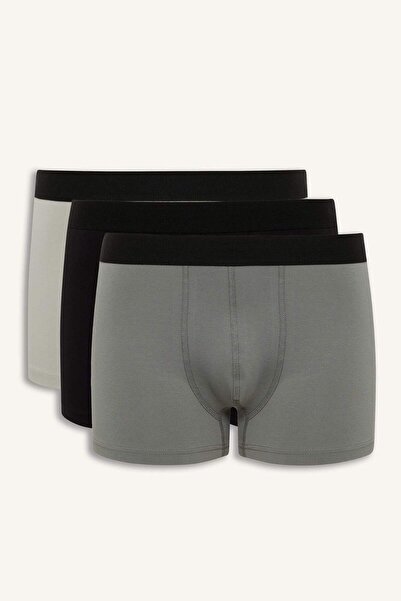 DeFacto Regular Fit 3lü Boxer C9549AX25SM