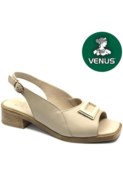 Venüs نوريڤ جلد أصلي كومفورت طبي نسائي صندل بيج