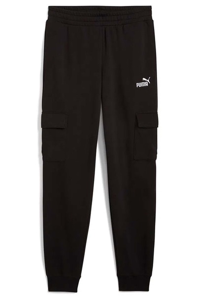 Puma 682661 ESS No 1 Logo Cargo Pants Pánské tepláky ČERNÉ