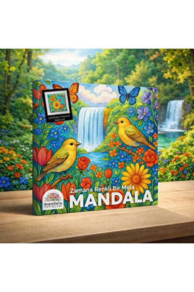 Art Terapi Mandala Yayınları MANDALA #ZAMANA RENKLİ BİR MOLA #YETİŞKİNLER İÇİ...