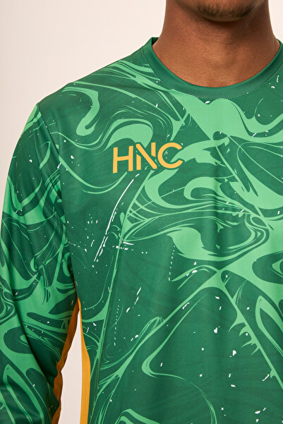 HNC Sport Kinetic Erkek Uzun Kollu Nefes Alabilen Çocuk ve Yetişkin Kaleci Forması Goalkeeper Jersey Gk