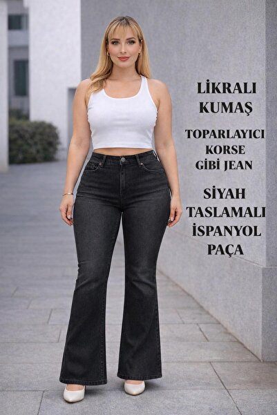 EYLÜLXXL PANTALONI DE JEANS DE MARE MĂRIME SPANIOLĂ
