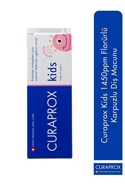 Curaprox Kids 1450ppm Florürlü Karpuzlu Diş Macunu 60ml