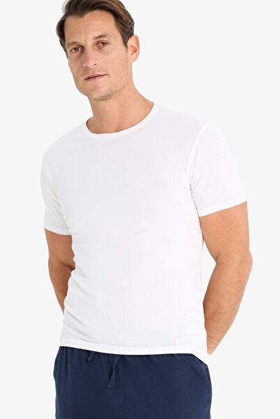 DeFacto Στενή εφαρμογή μπλούζα με λαιμόκοψη ποδηλάτου L4885AZ25SP