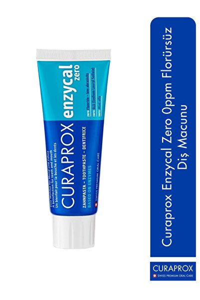 Curaprox Enzycal Zero 0ppm Florürsüz Diş Macunu 75ml