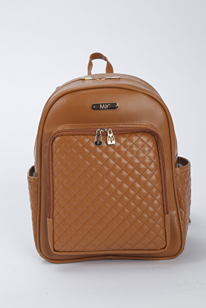 MY Collection Dust Leather Mother Baby Care Backpack