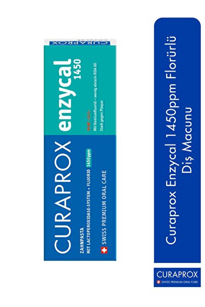 Curaprox Enzycal 1450ppm Florürlü Diş Macunu 75ml