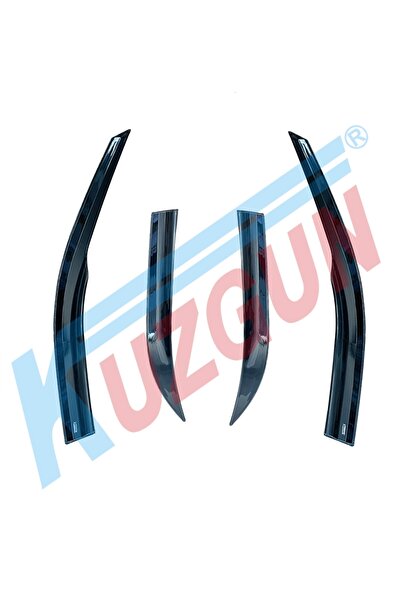 Kuzgun Fiat Linea 2007-2017 Model Dörtlü Set Cam Rüzgarlığı Kaporta Üzerine U...