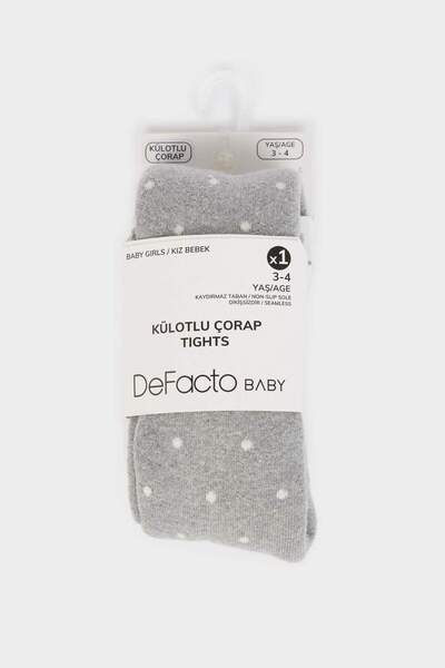 DeFacto Dikişsiz Pamuklu Havlu Çorap Kız Bebek D2490A5NS