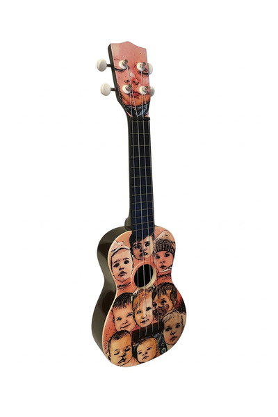 hawiian Сопрано-укулеле з кришкою з малюнком немовляти