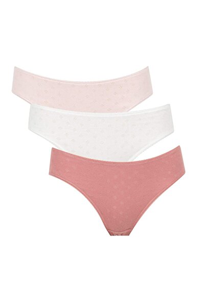 DeFacto Fall in Love 3lü Slip Külot D3169AX24WN