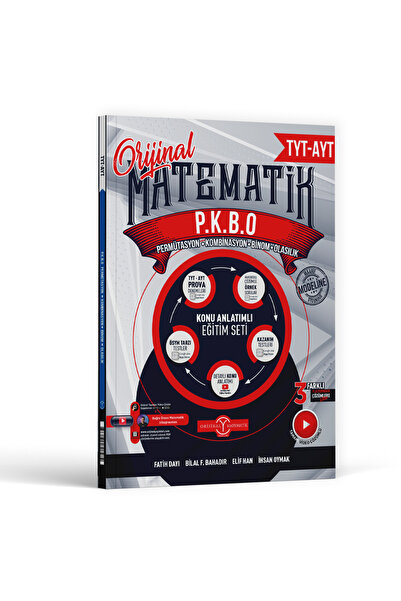 Orijinal Yayınları TYT AYT Matematik Permütasyon Kombinasyon Binom Olasılık K...