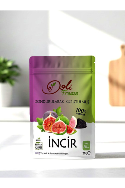 Doli Freeze Freeze Dried Dondurularak Kurutulmuş İncir