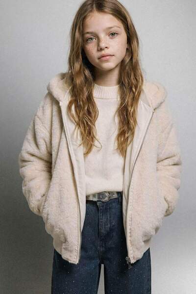 DeFacto Ecru Κοριτσίστικο Παλτό - C5339a8/er99