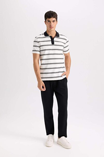 DeFacto Straight Leg - Regular Fit Sweatpants with Pockets and Laces D9701Ax24Au