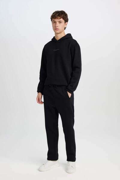 DeFacto Regular Fit Eşofman Altı Beli Lastikli Basic Düz Cepli Düz Paça D9707...