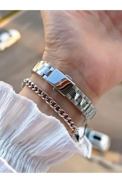 Daniel Klein Steel Cord 30 Mt Water Resistant Women Wrist Watch+Bracelet Bfg.10738.X1
