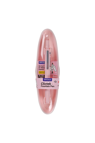 Writech W-784 BASMALI DOLMA KALEM PEMBE - BLİSTER