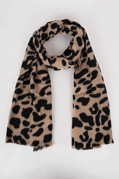 DeFacto Eșarfă de damă cu model leopard - C6893AX24WN