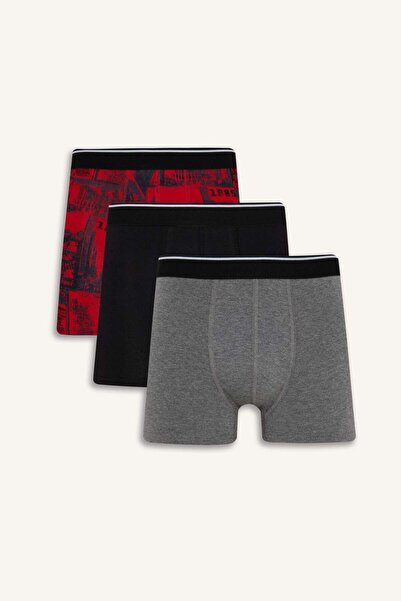 DeFacto Regular Fit 3lü Boxer E0116AX24AU