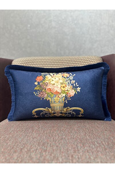 Fabricland Catifea de mătase importată bleumarin - Teaca clasică dreptunghiul...