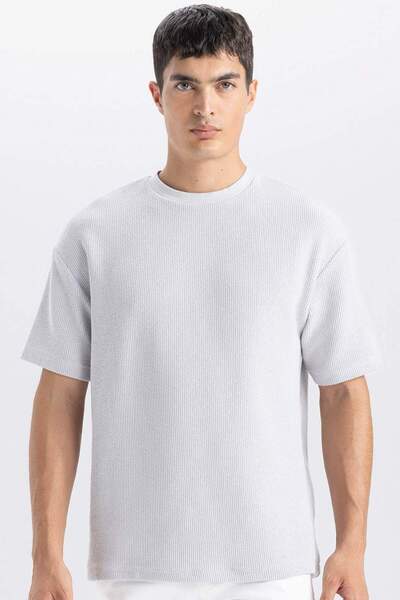 DeFacto Tricou de bază cu mânecă scurtă cu decolteu rotund C8724AX24AU