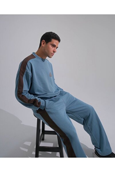 Regen Sky Blue Oversized Sweater Set