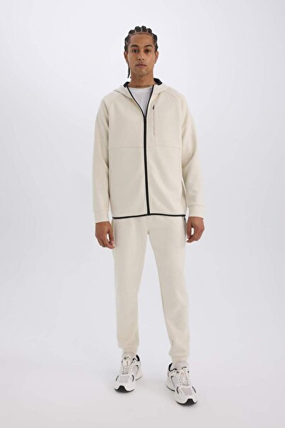 DeFacto Slim Fit Dar Kesim Standart Paça Skuba Dalgıç Kumaş Jogger Eşofman Al...