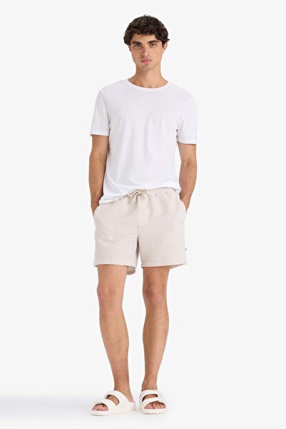 DeFacto Çizgili Kısa Boy Deniz Şortu B7535AX24HS