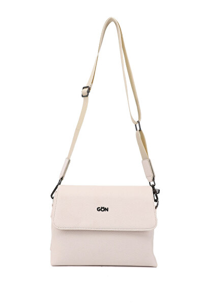 GÖNDERİ(R) Women's Beige Long Strap Shoulder Bag