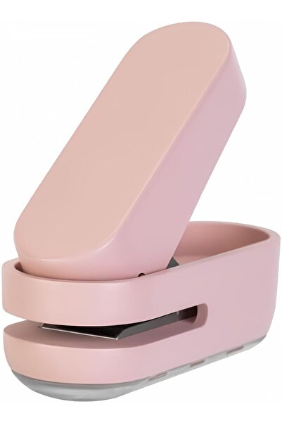 Saharaz Mini Single Hole Puncher with Storage Base, 10-Sheet Capacity Office ...