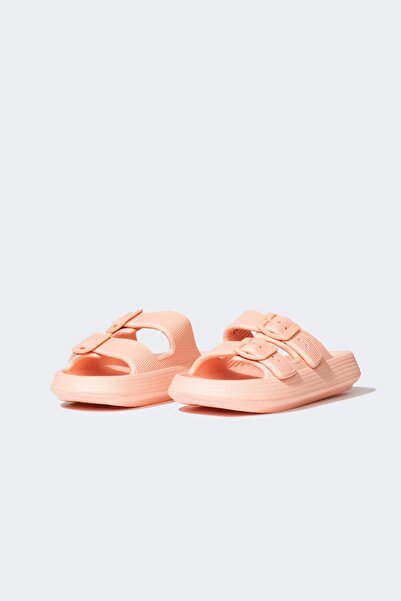 DeFacto Papuci Eva pentru fete cu talpă înaltă cu dungi duble - B8475A824SM