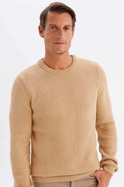 DeFacto Standard-Fit-Strickpullover mit Rundhalsausschnitt C8814AX24WN