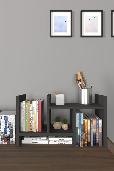 Mirobi Arles 2 - Table Organizer with Adjustable Shelf and Two Shelves