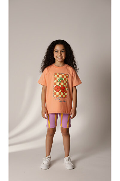 Booni Jooni Pink Cherry Shorts Suit