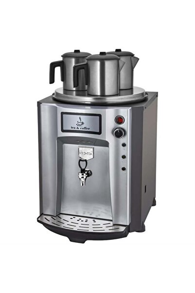 Remta Premium Otomatik Su Alma 40 Litre Üç Demlikli Çay Kazanı Makinesi
