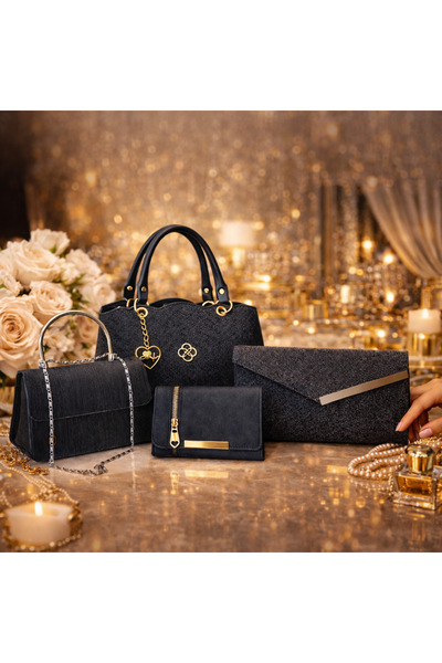 MODAMARKM 4.LÜ SET SPECIAL DE geantă PIESE, ROCHIE DE SEARĂ ELEGANTĂ PENTRU F...