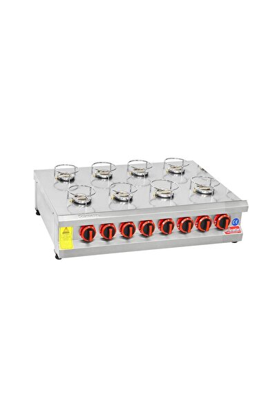 HİMAKSAN Doğalgazlı 8 Ocaklı Künefe Ocağı Makinesi