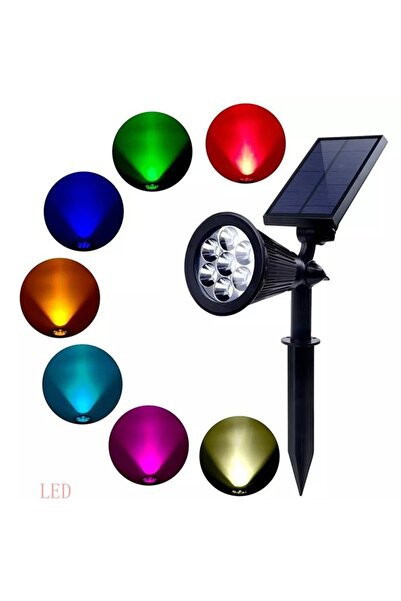 gaman 7w Solar Güneş Enerjili Kazıklı Çim & Bahçe Aydınlatması Bahçe Armatürü...