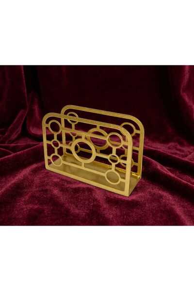 edil tasarim Metal Gold Napkin Holder
