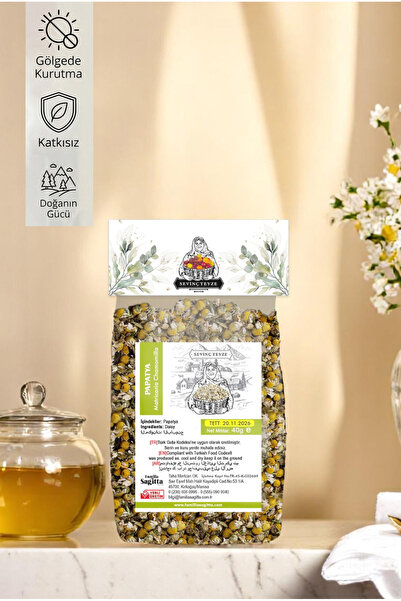 Organik Teyze Papatya Çayı, Papatya, Daisy, Asteraceae, Chamomillae Romanae 40g