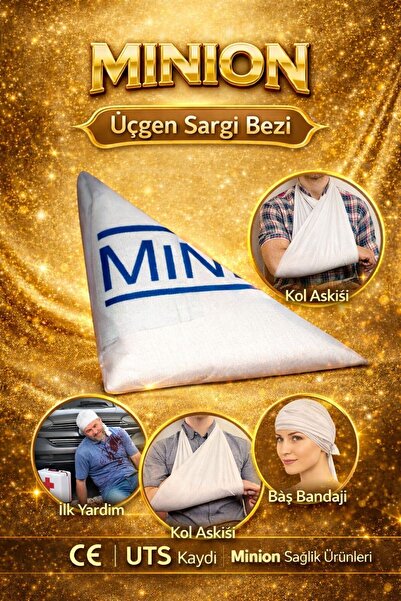 Minion Üçgen Sargı Bezi 2'li Paket