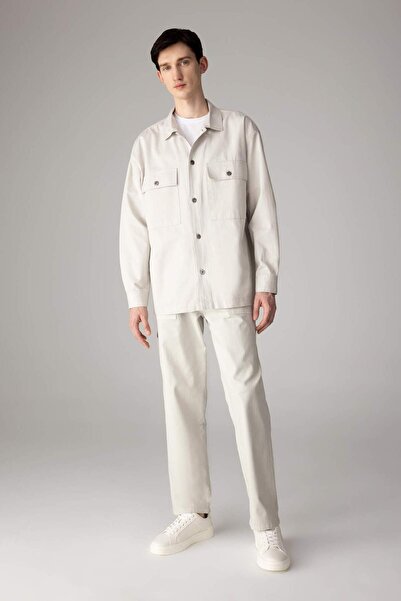 DeFacto Pantaloni din gabardină, cu buzunare drepte, picior drept B4089ax24sp