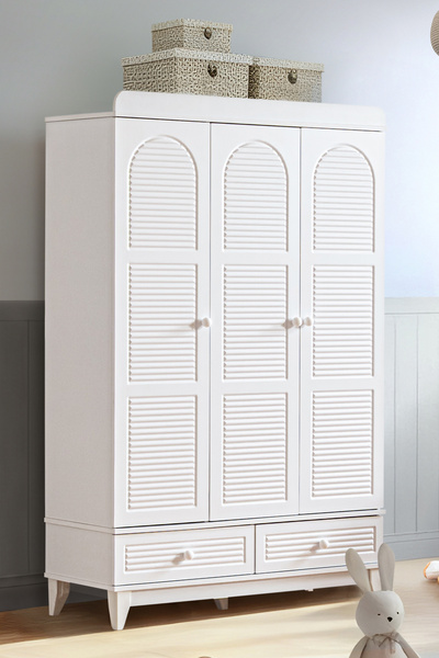 Setay Gardırop, Tetri 3 Kapaklı 2 Çekmeceli Dolap