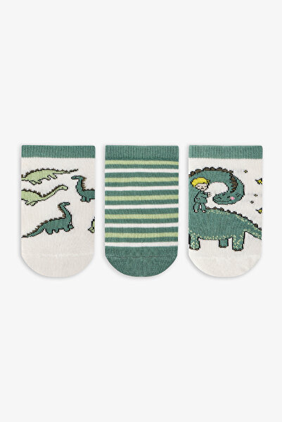 Penti Șosete colorate Sleepasaurus pentru băieți, pachet de 3