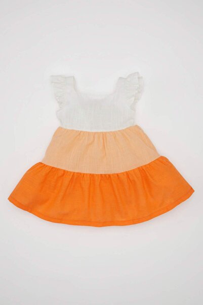 DeFacto Rochie cu mâneci scurte in Look pentru fetițe C7243A524SM