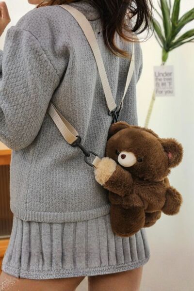 Ecrou Hugging Cute Bear Backpack