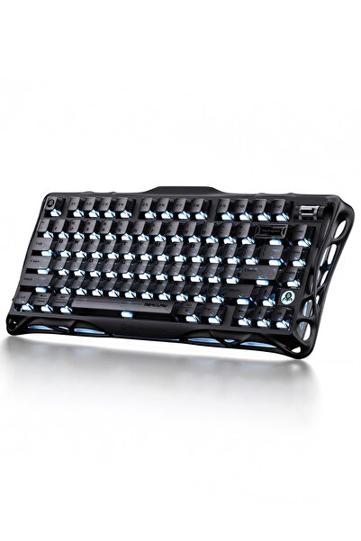 Gravastar Mercury K1 RGB Kablosuz Mekanik Gaming Klavye, İngilizce Q, Stealth...